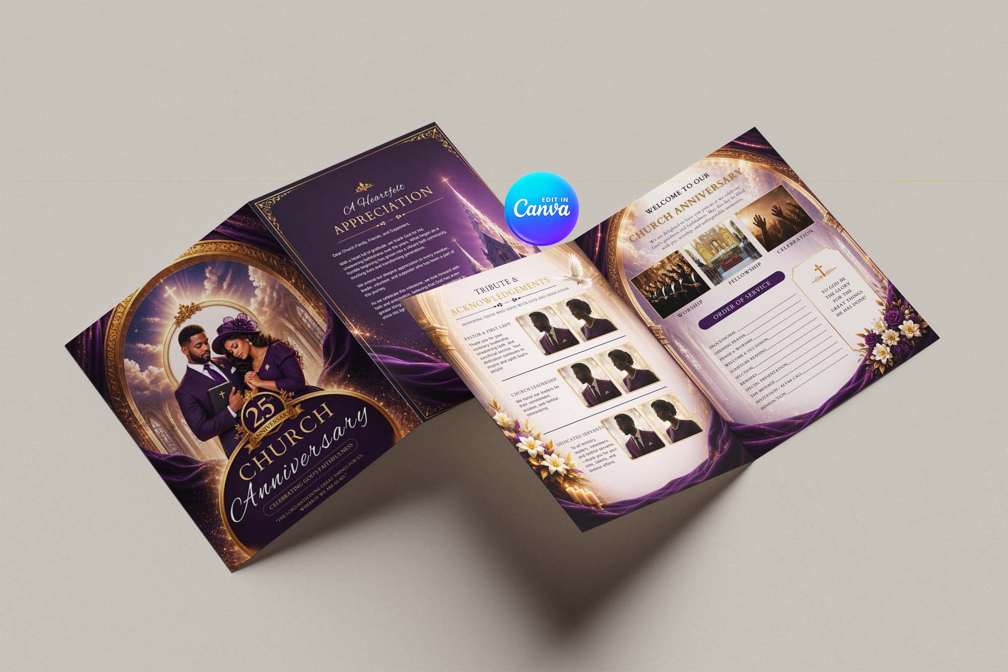 Chruch Anniversary template 